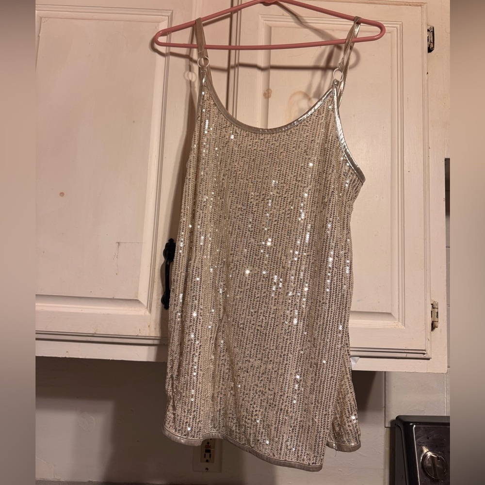 Chic Nation Sequin Tank Top